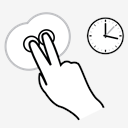 two,finger,hold