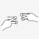 two,finger,split