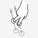 two,finger,swipe