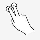 two,finger,tap