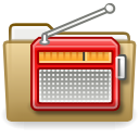 folder,radio