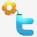 twitter,flower