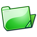 folder,green,open