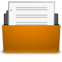 document,open,orange