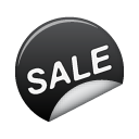 black,sale,sticker