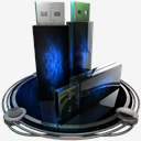 usb,blue