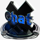 x,chat,blue