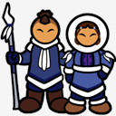 Sokka,Katara