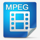 Filetype,mpeg,icon