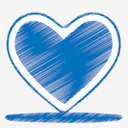 blue,heart