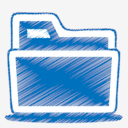 blue,folder