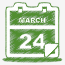 green,march,Calendar