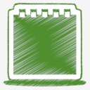 green,text