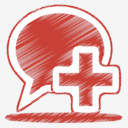 red,chat,add