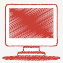 red,monitor