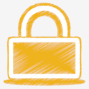 yellow,locked