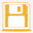 yellow,disk,save