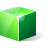 Green,3D,Cube