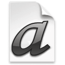 font,type