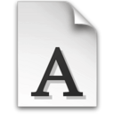 font,x,generic