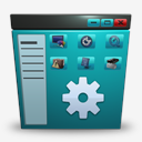 Control,Panel,blue