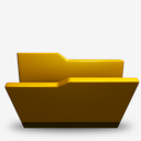 Folder,opened,yellow
