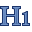 H,Blue