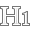 H,White