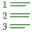 List,Ordered,Decimal,Green