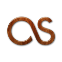 lastfm,logo,wood
