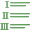 List,Ordered,Roman,Green