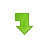 arrow,down,green,return,right