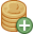 Coin,Stack,Gold,Add