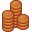 Coin,Stacks,Copper