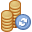 Coin,Stacks,Gold,Share