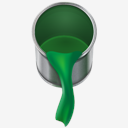 Green,Paint,Can