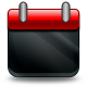 Calendar,empty,black
