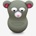 grey,mouse