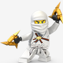 Lego,Ninja,White
