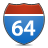 64,bit,highway,sign