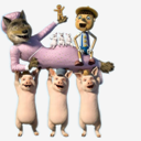 Wolf,and,Pigs