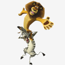 Alex,and,Marty,lion