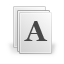File,font