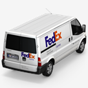 FedEx,Back,truck