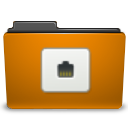 folder,orange,remote