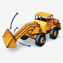 Hatra,Tractor,Shovel,with,Movement