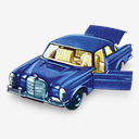 Mercedes,300,SE,with,Open,Boot