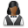 user,waiter,female,black