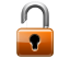 lock,open,orange