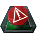 alert,disk,warning